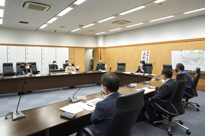 第10回市民と市長のふれあいトークの様子の写真1