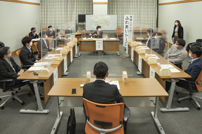 第16回市民と市長のふれあいトークの様子の写真