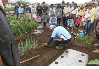 農業体験教室の様子