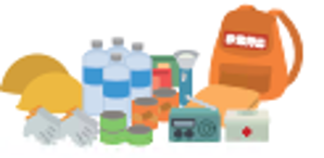 イラスト:家庭内備蓄のイメージ