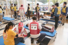 写真:災害時医療救護の様子