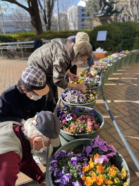 写真:サポーターのみなさんお様子
