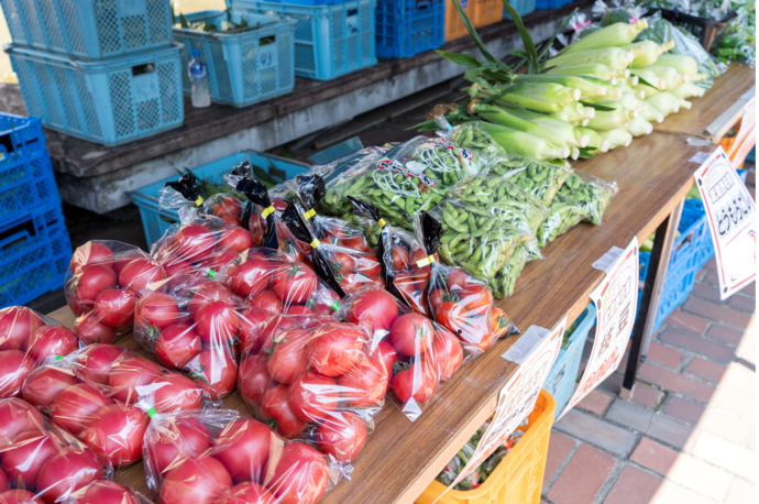 昨年度の夏野菜の即売会