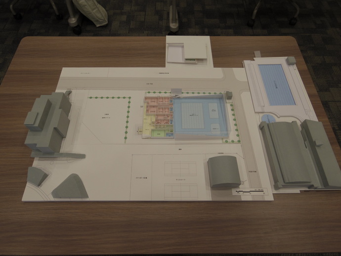 武蔵野市営プールの模型