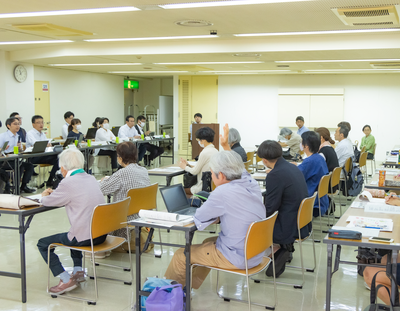 画像：第六期長期計画・調整計画策定時の様子