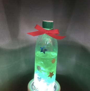 ペットボトルランタンの写真