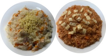 リゾット2品の写真