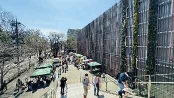 画像：昨年度のエコマルシェの様子