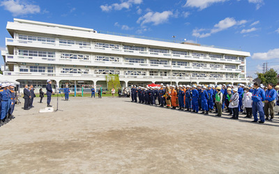 画像：10月20日 日曜日 総合防災訓練の様子