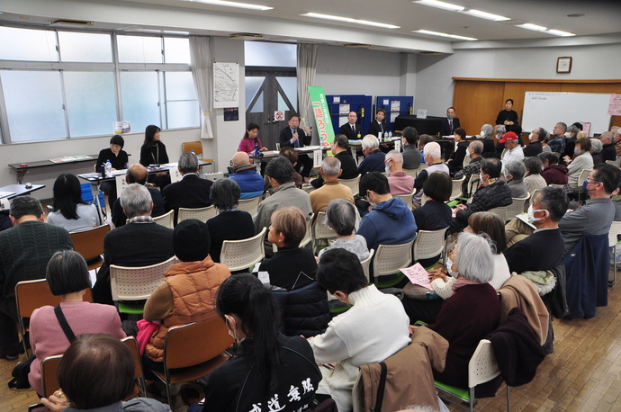 第3回市民と市長の「語ろう会」のようす、市長