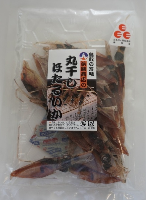 画像：丸干しほたるいか