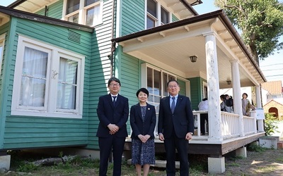 4月16日 水曜日旧赤星鉄馬邸・濱家住宅西洋館一般公開視察の写真