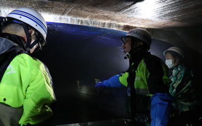 4月28日 月曜日 下水道管視察の写真