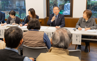 10月25日 土曜日 市民と市長の「語ろう会」の写真