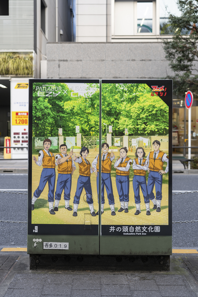 実際に設置されているラッピングトランスボックスの写真