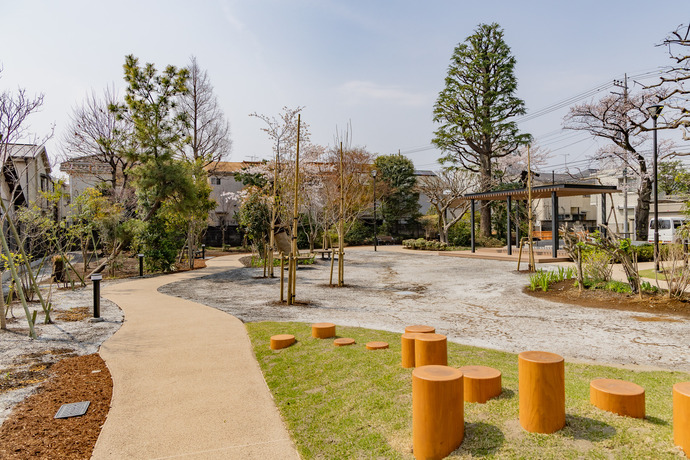 写真：十一小路緑地の様子